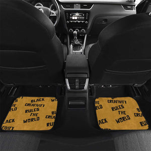 African Creativity Car Mats Black Creativity Rules The World