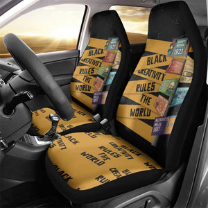 African Creativity Car Seat Cover Black Creativity Rules The World