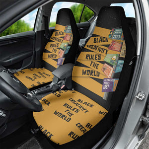 African Creativity Car Seat Cover Black Creativity Rules The World