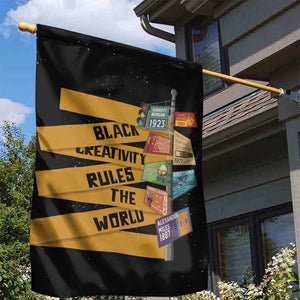 African Creativity Garden Flag Black Creativity Rules The World