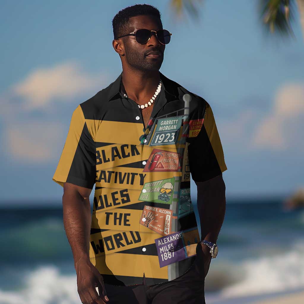 African Creativity Hawaiian Shirt Black Creativity Rules The World