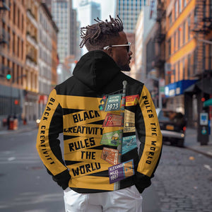 African Creativity Hoodie Black Creativity Rules The World