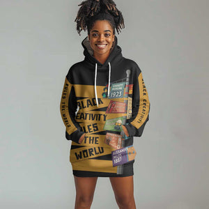 African Creativity Hoodie Dress Black Creativity Rules The World