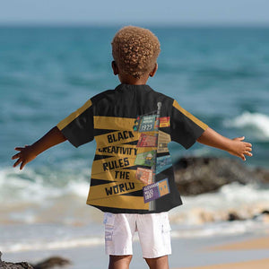 African Creativity Kid Hawaiian Shirt Black Creativity Rules The World