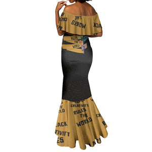 African Creativity Mermaid Dress Black Creativity Rules The World