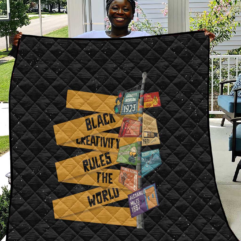 African Creativity Quilt Black Creativity Rules The World