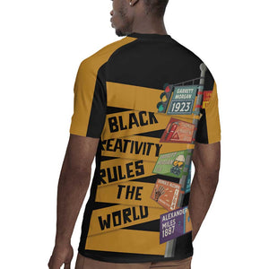 African Creativity Rugby Jersey Black Creativity Rules The World