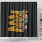 African Creativity Shower Curtain Black Creativity Rules The World