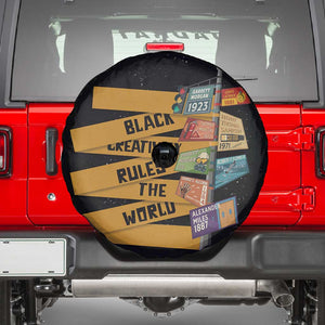 African Creativity Spare Tire Cover Black Creativity Rules The World