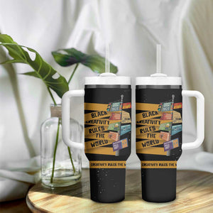 African Creativity Tumbler With Handle Black Creativity Rules The World