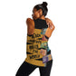 African Creativity Women Racerback Tank Black Creativity Rules The World