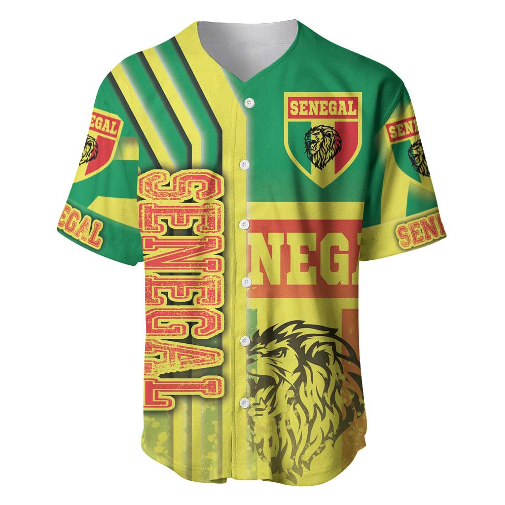 Senegal Soccer Baseball Jersey Lions of Teranga Football - Road To Champion