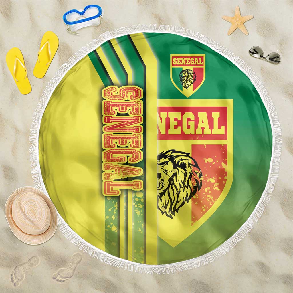 Senegal Soccer Beach Blanket Lions of Teranga Football - Road To Champion