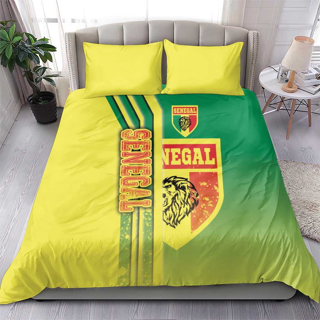 Senegal Soccer Bedding Set Lions of Teranga Football - Road To Champion