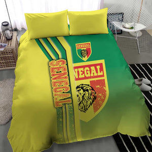 Senegal Soccer Bedding Set Lions of Teranga Football - Road To Champion