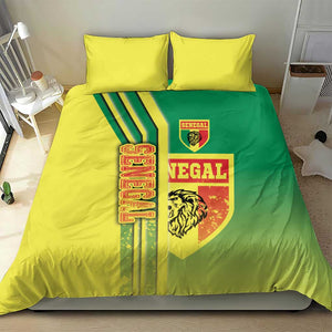 Senegal Soccer Bedding Set Lions of Teranga Football - Road To Champion