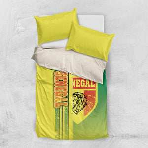 Senegal Soccer Bedding Set Lions of Teranga Football - Road To Champion