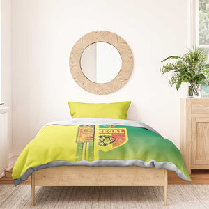 Senegal Soccer Bedding Set Lions of Teranga Football - Road To Champion