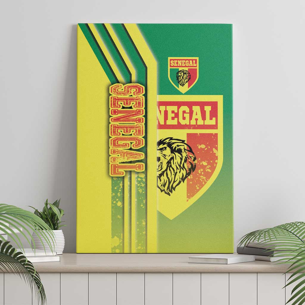 Senegal Soccer Canvas Wall Art Lions of Teranga Football - Road To Champion