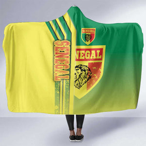 Senegal Soccer Hooded Blanket Lions of Teranga Football - Road To Champion