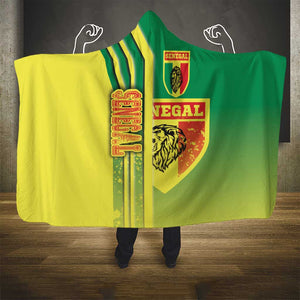 Senegal Soccer Hooded Blanket Lions of Teranga Football - Road To Champion