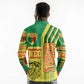 Senegal Soccer Long Sleeve Polo Shirt Lions of Teranga Football - Road To Champion