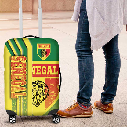Senegal Soccer Luggage Cover Lions of Teranga Football - Road To Champion