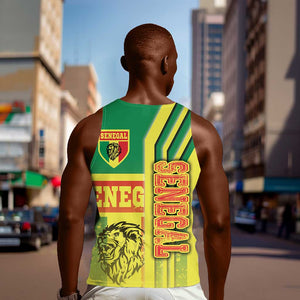 Senegal Soccer Men Tank Top Lions of Teranga Football - Road To Champion