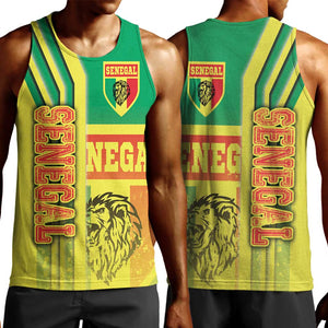 Senegal Soccer Men Tank Top Lions of Teranga Football - Road To Champion