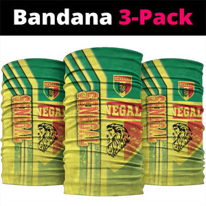 Senegal Soccer Neck Gaiter Lions of Teranga Football - Road To Champion DT03