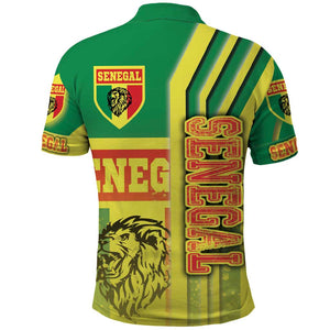 Senegal Soccer Polo Shirt Lions of Teranga Football - Road To Champion