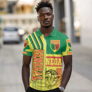 Senegal Soccer Polo Shirt Lions of Teranga Football - Road To Champion