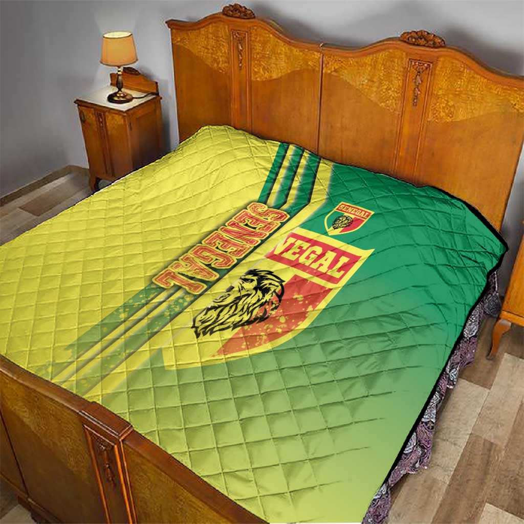 Senegal Soccer Quilt Lions of Teranga Football - Road To Champion