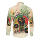 They Want Our Rhythm Not Our Blues Long Sleeve Button Shirt Afro Pride Music