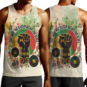 They Want Our Rhythm Not Our Blues Men Tank Top Afro Pride Music