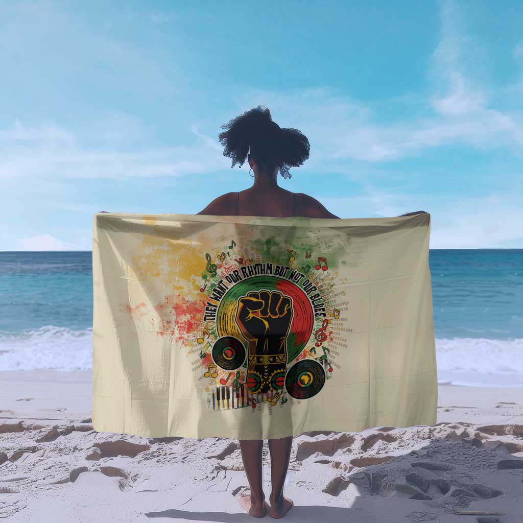 They Want Our Rhythm Not Our Blues Sarong Afro Pride Music
