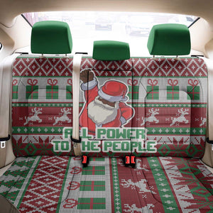 Black Santa Fist Christmas Africa Back Car Seat Cover All Power to the People