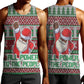 Black Santa Fist Christmas Africa Men Tank Top All Power to the People