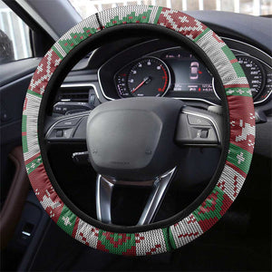 Black Santa Fist Christmas Africa Steering Wheel Cover All Power to the People