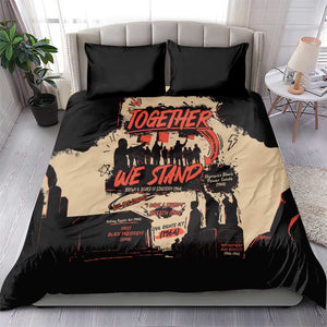 Together We Stand African American Bedding Set Important Milestones History Vintage