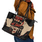 Together We Stand African American Leather Tote Bag Important Milestones History Vintage