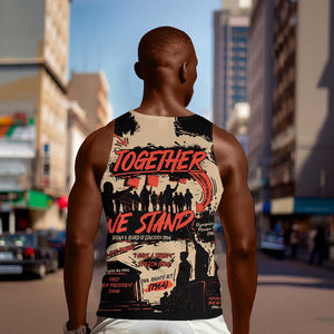 Together We Stand African American Men Tank Top Important Milestones History Vintage