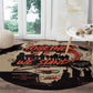 Together We Stand African American Round Carpet Important Milestones History Vintage