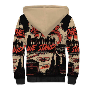Together We Stand African American Sherpa Hoodie Important Milestones History Vintage