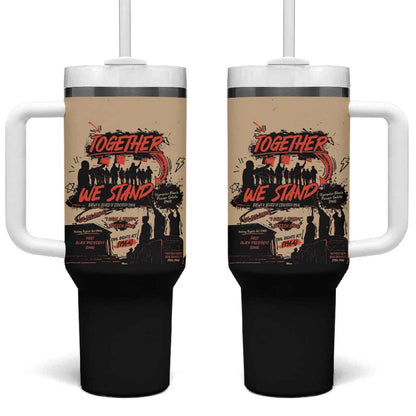 Together We Stand African American Tumbler With Handle Important Milestones History Vintage