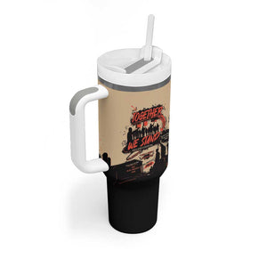 Together We Stand African American Tumbler With Handle Important Milestones History Vintage