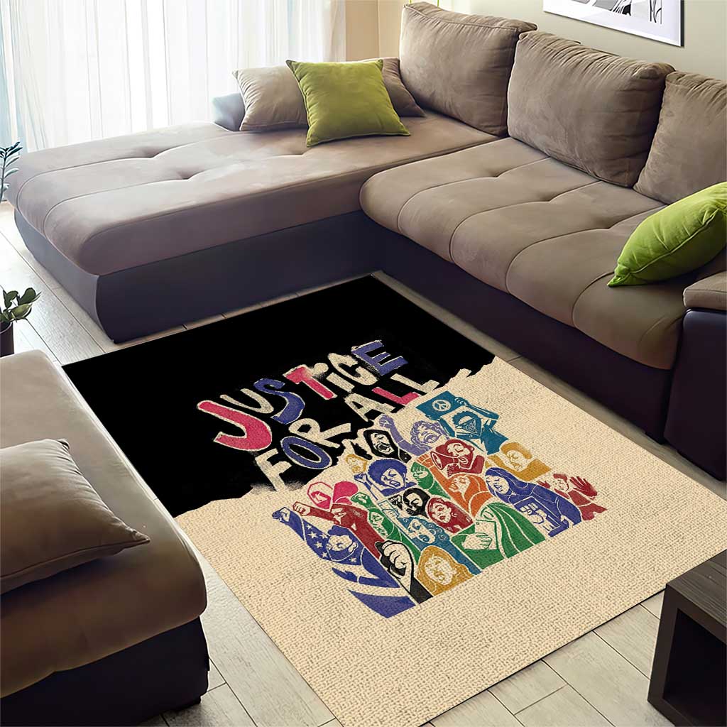 African Stand Firm Area Rug Justice For All