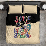 African Stand Firm Bedding Set Justice For All
