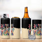 African Stand Firm 4 in 1 Can Cooler Tumbler Justice For All