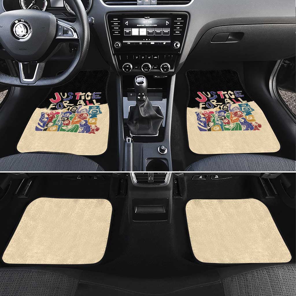 African Stand Firm Car Mats Justice For All